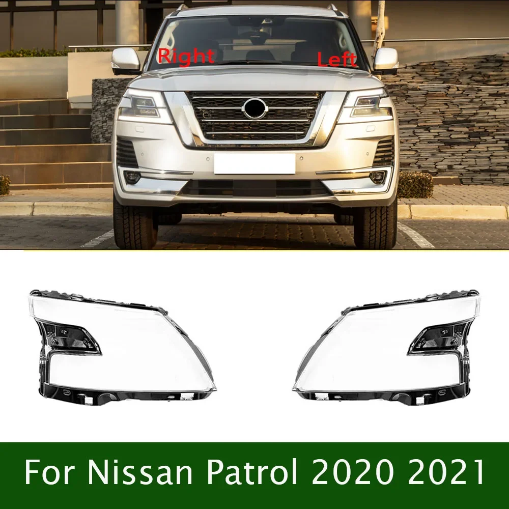 For Nissan Patrol 2020 2021 Front Headlamp Cover Lamp Shade Headlight Shell Lens Replace Original Lampshade Plexiglass
For Nissan Patrol 2020 2021 Front Headlamp Cover Lamp Shade Headlight Shell Lens Replace Original Lampshade Plexiglass
