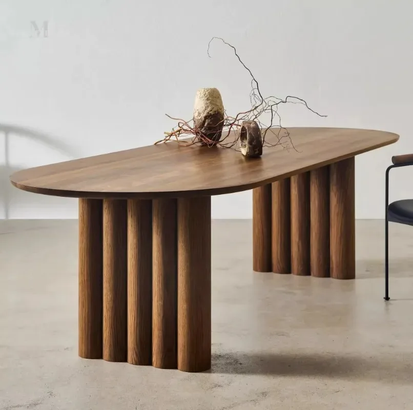 Nordic Designer Dining Table Wooden Organiser Center Restaurant Tables Wooden Space Saving Mesa Para Comedor Home Furniture
Nordic Designer Dining Table Wooden Organiser Center Restaurant Tables Wooden Space Saving Mesa Para Comedor Home Furniture