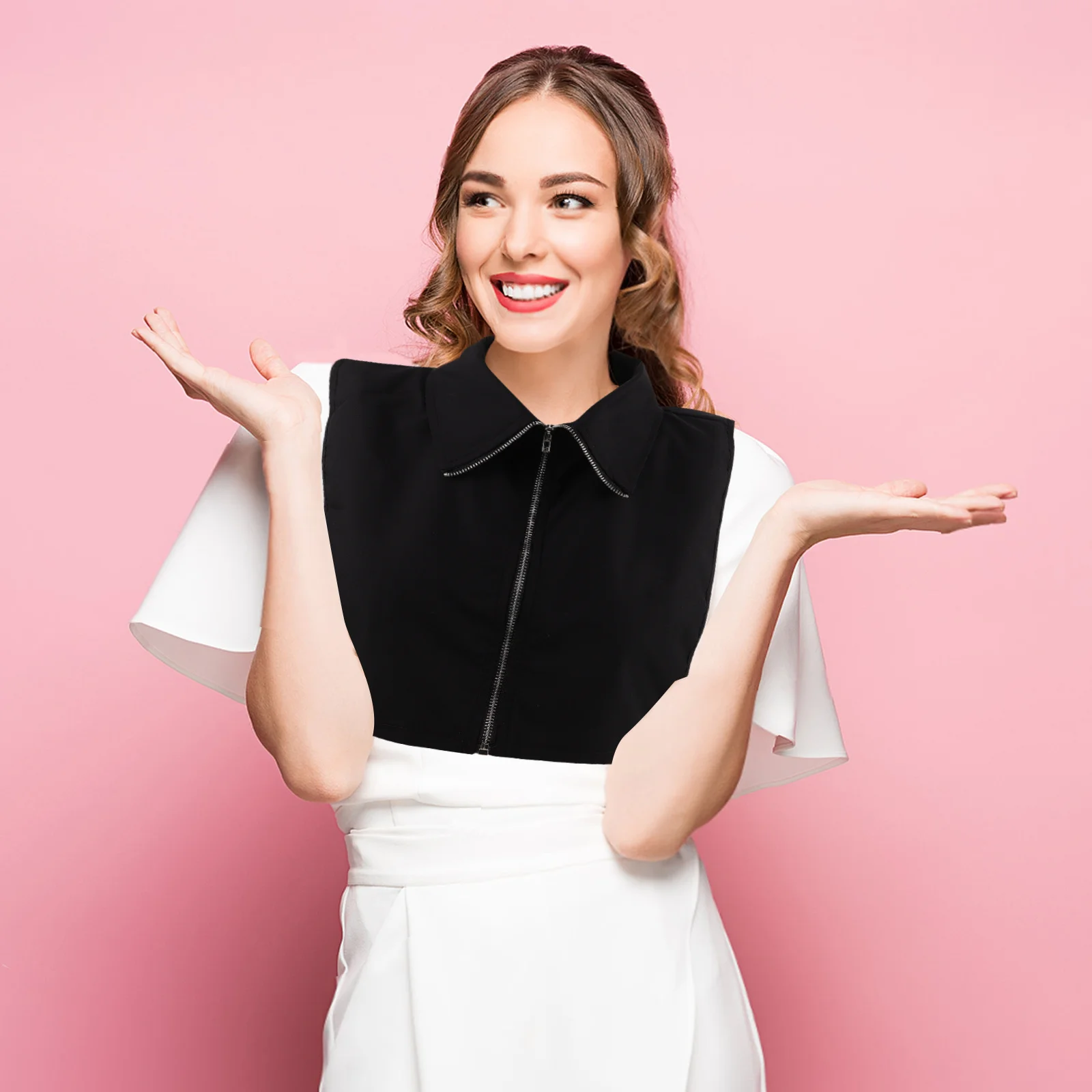 Winter Fake Collar: Black Detachable Turtleneck Zipper For Women Layering Upgrade Sweaters Dresses Dickey Fake Shirt Collar
Winter Fake Collar: Black Detachable Turtleneck Zipper For Women Layering Upgrade Sweaters Dresses Dickey Fake Shirt Collar