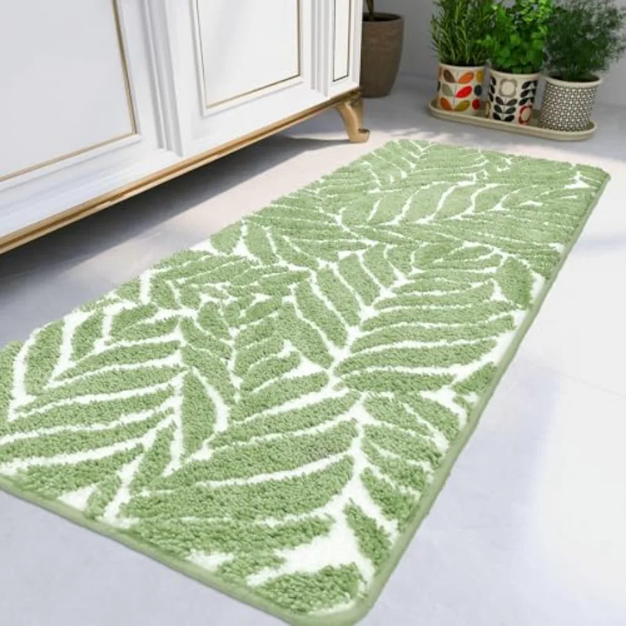Bathroom Rug Runner - Long Bath Mat for Bathroom Non Slip Bath Runner Decor Water Absorbent Long Rug for Bathtub Leaf Bath Mat
Bathroom Rug Runner - Long Bath Mat for Bathroom Non Slip Bath Runner Decor Water Absorbent Long Rug for Bathtub Leaf Bath Mat