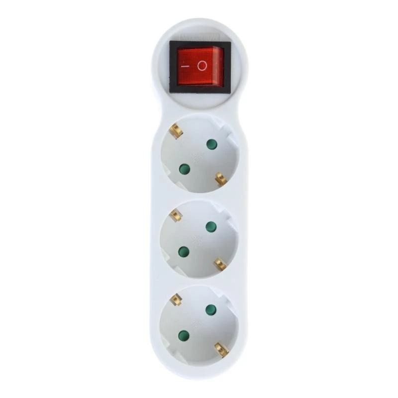 EU Standard 250V 16A 3 Conversion Socket with Switch Power Adapter Socket
EU Standard 250V 16A 3 Conversion Socket with Switch Power Adapter Socket