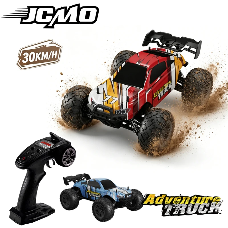 JCMO 1:16 Scales 4WD Remote Car With LED 2.4Ghz Remote Control Cars High Speed 30KM/H Drift Adventure Truck for Kids Gift Toys
JCMO 1:16 Scales 4WD Remote Car With LED 2.4Ghz Remote Control Cars High Speed 30KM/H Drift Adventure Truck for Kids Gift Toys