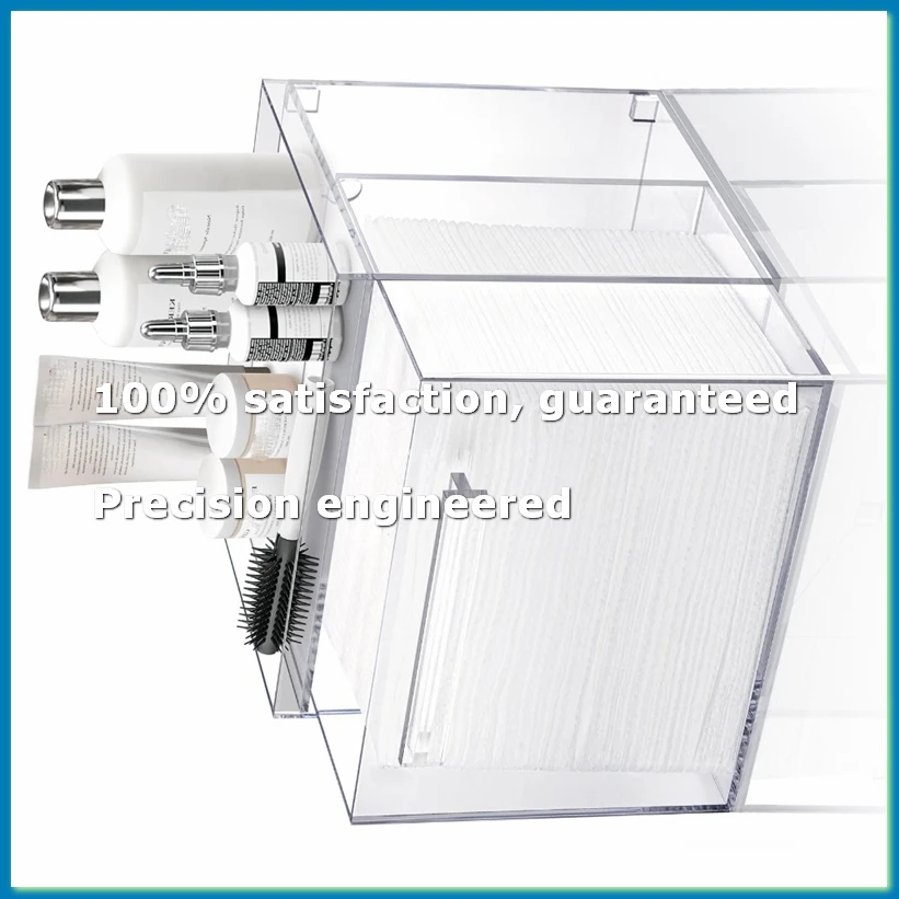 Disposable Towel Storage Box - Acrylic Container Compatible with Clean Towel XL-A21R