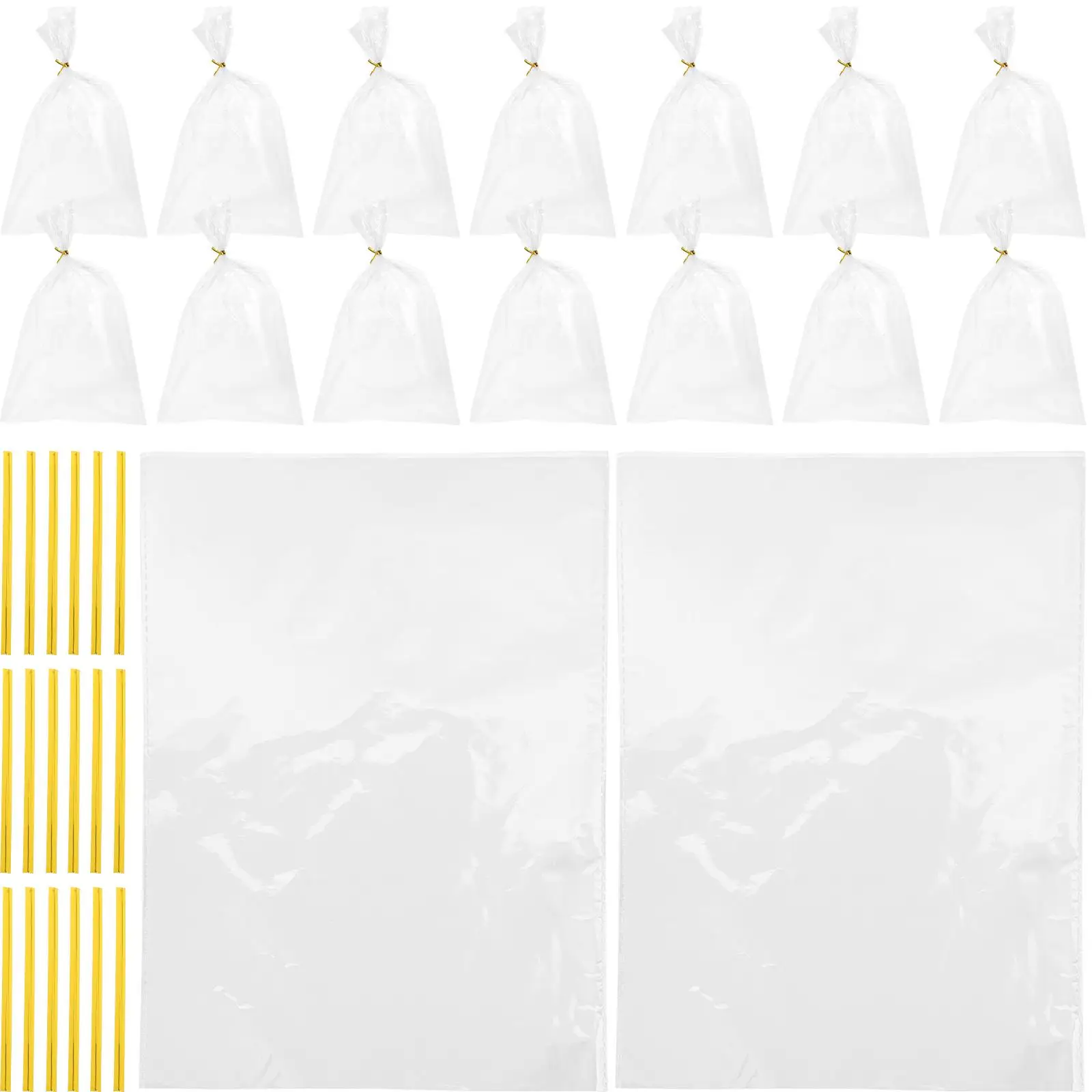 100 Pcs Food Packaging Bags 18x32 Transparent Cookie Storage Baking Bread Loaf White Treat Gift Boxes Bag Supplies
100 Pcs Food Packaging Bags 18x32 Transparent Cookie Storage Baking Bread Loaf White Treat Gift Boxes Bag Supplies