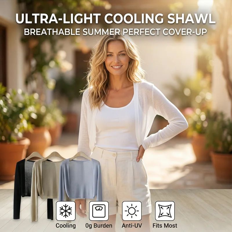 Ice Silk Knitted Cardigan Jacket Women Summer Shawl Sunscreen Outer Layer Thin Vest Air Conditioning Shirt Short Coat
Ice Silk Knitted Cardigan Jacket Women Summer Shawl Sunscreen Outer Layer Thin Vest Air Conditioning Shirt Short Coat