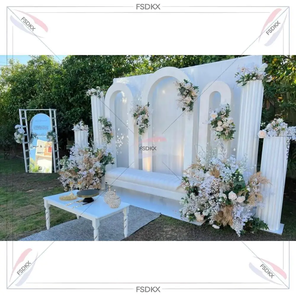 Wedding Stage Supplies Wedding White Stage Multi-Layered Background Acrylic Pvc Decorative Backdrop
Wedding Stage Supplies Wedding White Stage Multi-Layered Background Acrylic Pvc Decorative Backdrop
