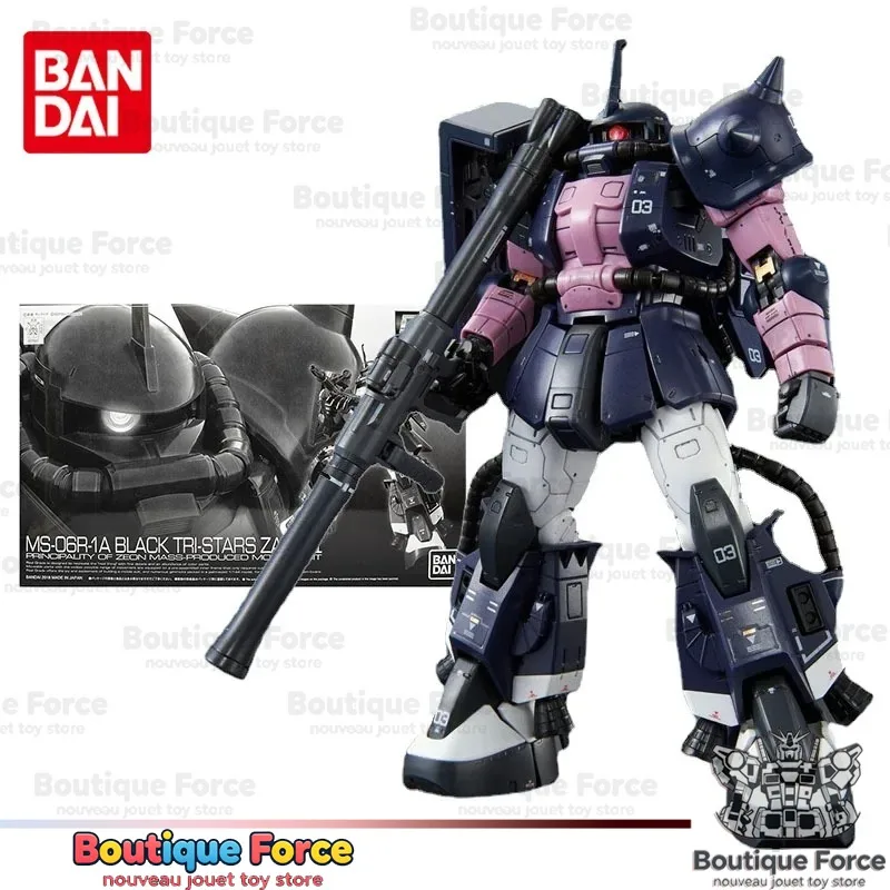 Bandai Gundam RG MS-06R-1A Black Tri-Stars Zaku 2 Model Kit Gunpla Anime Figure Building Toy Authentic Official Licensed
Bandai Gundam RG MS-06R-1A Black Tri-Stars Zaku 2 Model Kit Gunpla Anime Figure Building Toy Authentic Official Licensed
