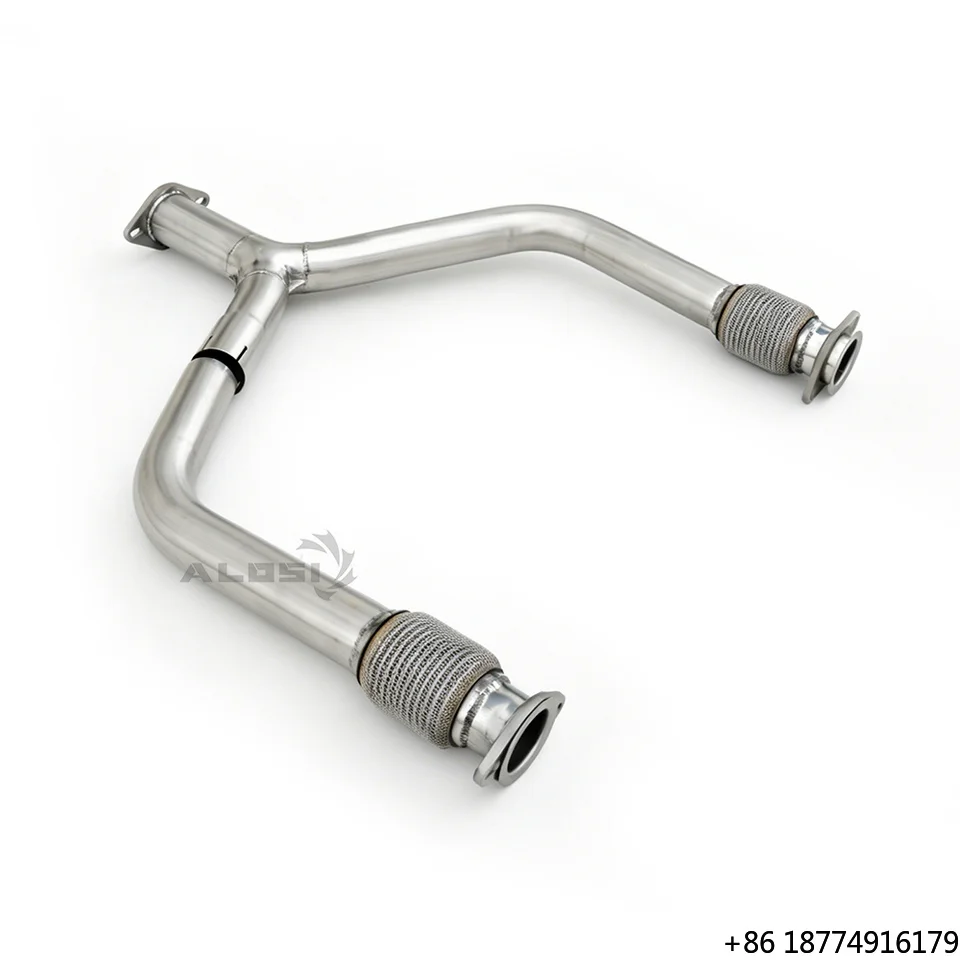 For FX35 FX37 (3.5/3.7) FX45 4.5L V8 2003-2013 FX50 5.0L 2009- QX70 3.5L V6 Stainless Steel Exhaust Front Pipe Exhaust
For FX35 FX37 (3.5/3.7) FX45 4.5L V8 2003-2013 FX50 5.0L 2009- QX70 3.5L V6 Stainless Steel Exhaust Front Pipe Exhaust