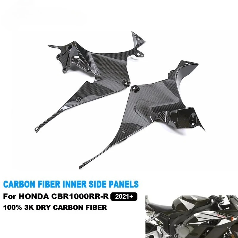 100% 3K Full Dry Carbon Fiber Motorcycle Inner Side Panels Fairing Cover for CBR1000RR-R 2021-2026
100% 3K Full Dry Carbon Fiber Motorcycle Inner Side Panels Fairing Cover for CBR1000RR-R 2021-2026