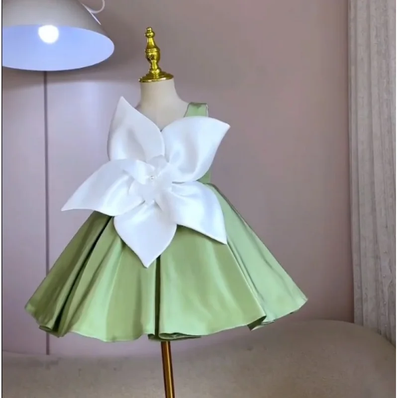 Children's Dress Princess Dress Flower Girl Wedding Little Girl Dress Pink Cross-border Trade First Birthday Princess Dress Summ
Children's Dress Princess Dress Flower Girl Wedding Little Girl Dress Pink Cross-border Trade First Birthday Princess Dress Summ