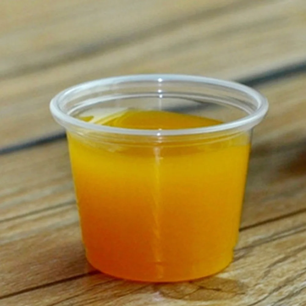100Pcs Mini Clear Tasting Cups Small Disposable Portion Sample Sauce Juice Party Cups Mini Juice Cup Sauce Containers 
100Pcs Mini Clear Tasting Cups Small Disposable Portion Sample Sauce Juice Party Cups Mini Juice Cup Sauce Containers