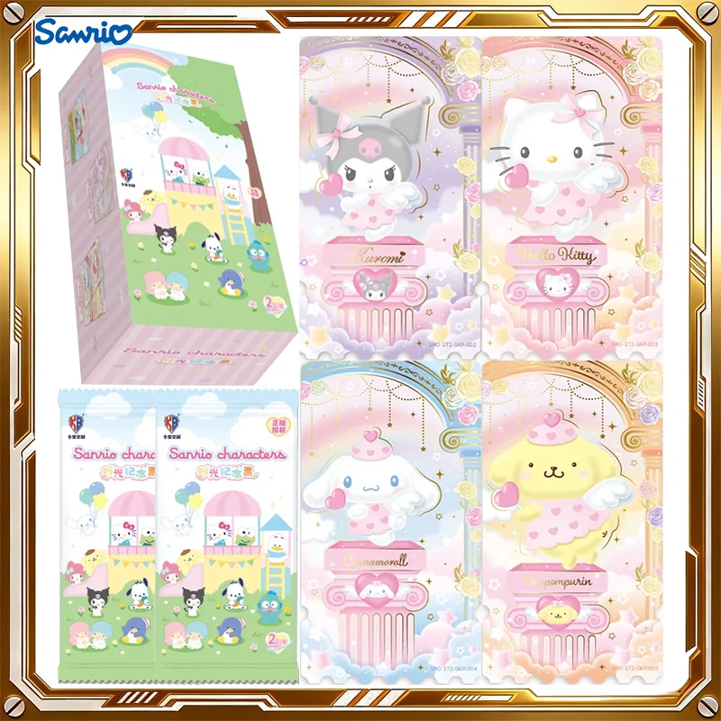 KABAO Sanrio Card Time Ticket Stub Wave 1 Mystery Box Genuine Trading Cards Game Toys Holiday Birthday Gifts for Boys Girls
KABAO Sanrio Card Time Ticket Stub Wave 1 Mystery Box Genuine Trading Cards Game Toys Holiday Birthday Gifts for Boys Girls