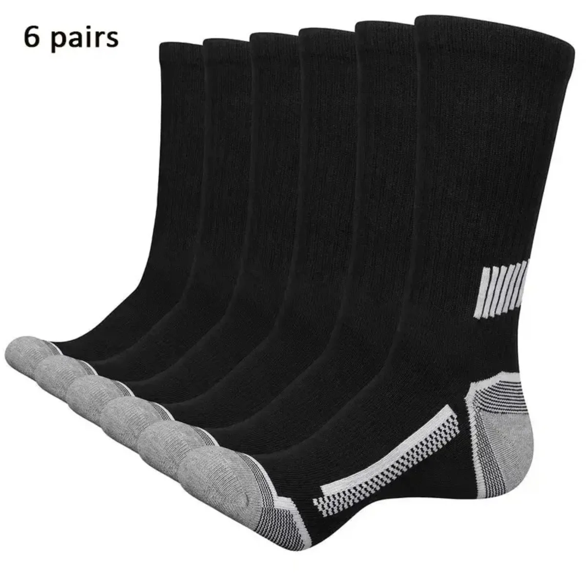 1/6Pairs Men Athletic Crew Sports Socks Breathable Moisture Wicking Anti Blister Comfort Socks For Basketball Running Hiking Gym
1/6Pairs Men Athletic Crew Sports Socks Breathable Moisture Wicking Anti Blister Comfort Socks For Basketball Running Hiking Gym