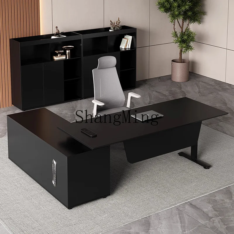 FG lifting boss desk, senior executive desk, president manager, light luxury atmosphere, modern simple desk
FG lifting boss desk, senior executive desk, president manager, light luxury atmosphere, modern simple desk
