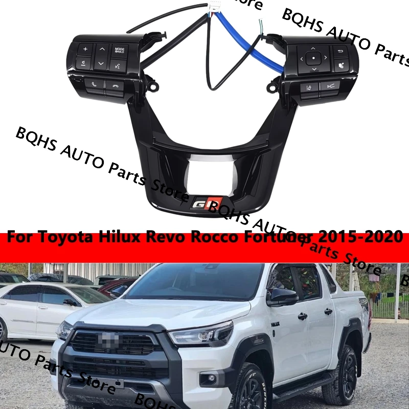 Multi-function Car-Steering Wheel Control Buttons 84250-0K32 Car-Styling Buttons For Toyota Hilux Revo Rocco Fortuner 2015-2020
Multi-function Car-Steering Wheel Control Buttons 84250-0K32 Car-Styling Buttons For Toyota Hilux Revo Rocco Fortuner 2015-2020