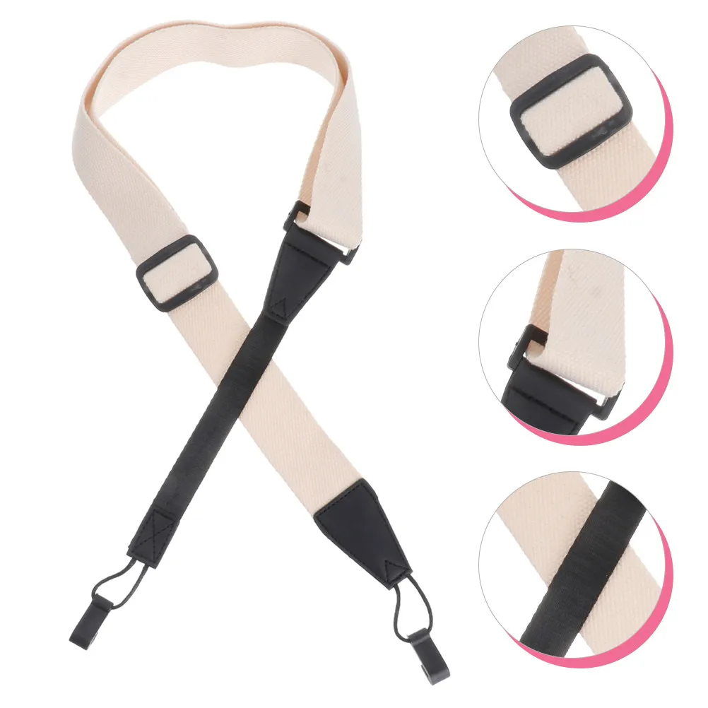 Ремешок для укулеле на плечо, без кнопок, регулируемый, эстетичный, белый, с декоративными элементами
Ремешок для укулеле на плечо, без кнопок, регулируемый, эстетичный, белый, с декоративными элементами