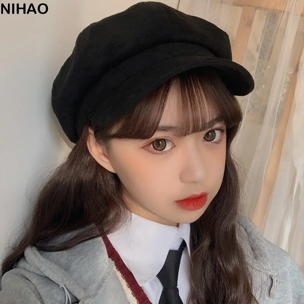 Retro Korean Style Berets Hat Solid Color British Suede Octagonal Hat Keep Warm Y2k Painter Cap Ladies
Retro Korean Style Berets Hat Solid Color British Suede Octagonal Hat Keep Warm Y2k Painter Cap Ladies