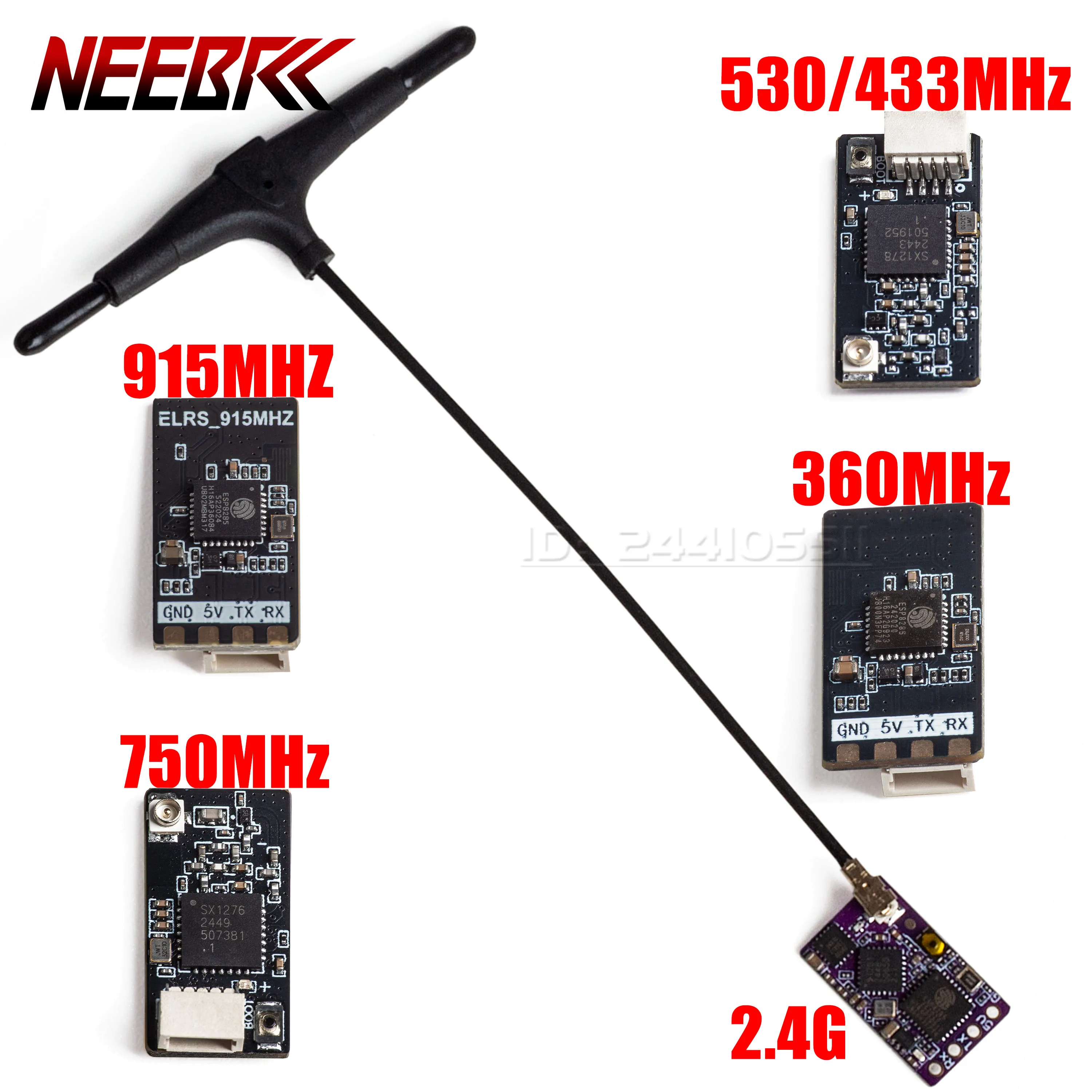NEEBRC ELRS 2.4G 915Mhz 750Mhz 530MHz 433MHz 360Mhz Drone ExpressLRS Receiver T-Type Antenna for RC FPV Long Range Freestyle DIY
NEEBRC ELRS 2.4G 915Mhz 750Mhz 530MHz 433MHz 360Mhz Drone ExpressLRS Receiver T-Type Antenna for RC FPV Long Range Freestyle DIY