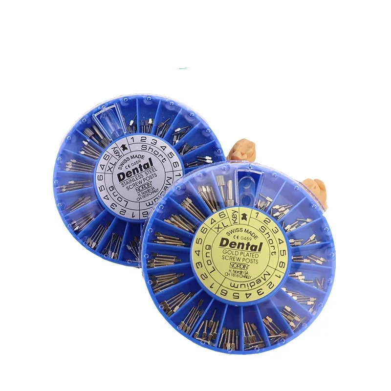 Dental Stainless Steel Screw Post Gold Plated Screw Post 120pcs Dental Materials For Dentist Tool Dentistry
Dental Stainless Steel Screw Post Gold Plated Screw Post 120pcs Dental Materials For Dentist Tool Dentistry