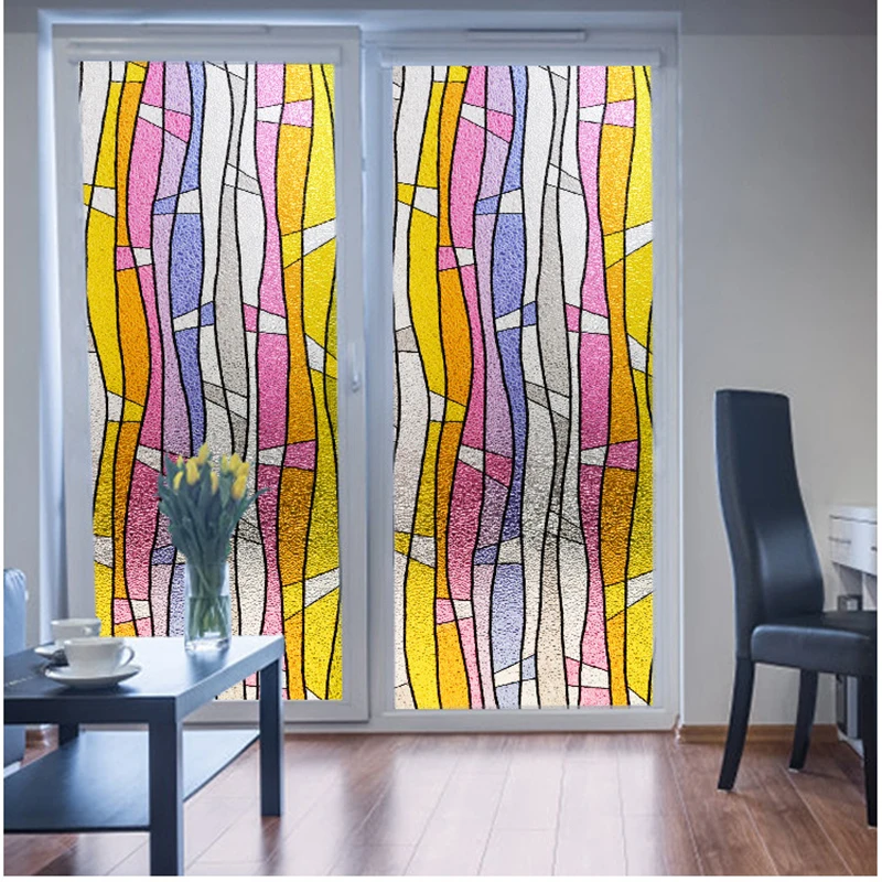Stained Glass Sticker, Static Cling, Thick, Removable, Crystal, Colorful Window Film, Decorative Glass, Security Cover, 29-90cm
Stained Glass Sticker, Static Cling, Thick, Removable, Crystal, Colorful Window Film, Decorative Glass, Security Cover, 29-90cm