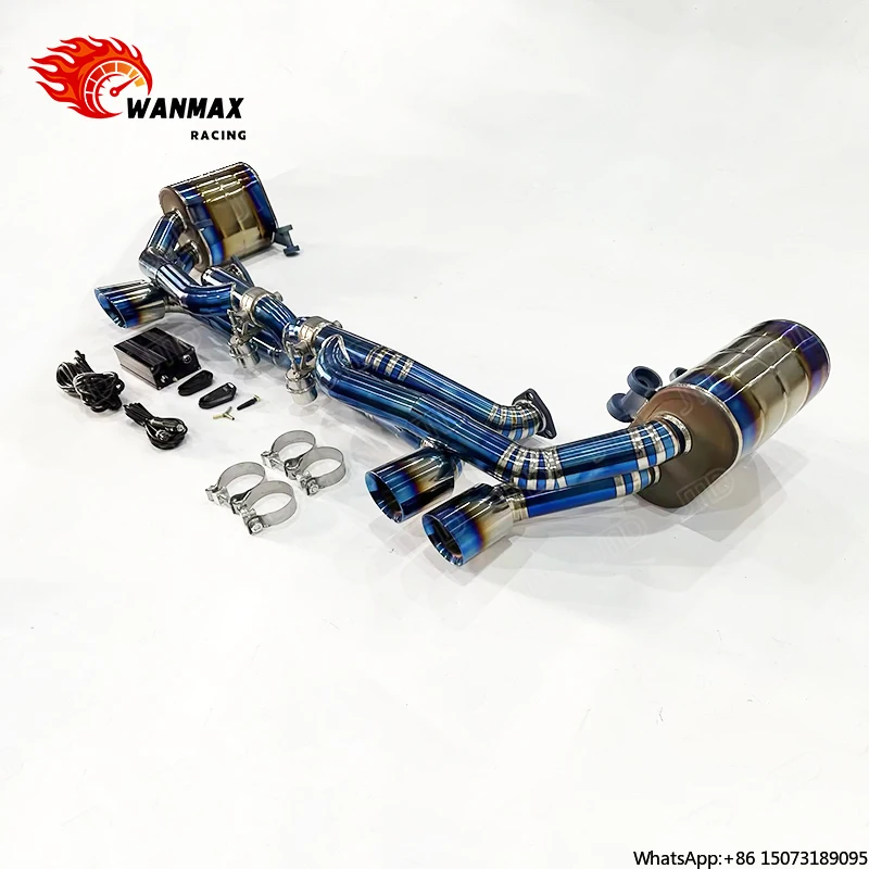 Titanium Catback Exhaust for 997.2 Carrera, Blue Burnt Tips, High Performance & Lightweight Upgrade, Fast Shipping
Titanium Catback Exhaust for 997.2 Carrera, Blue Burnt Tips, High Performance & Lightweight Upgrade, Fast Shipping
