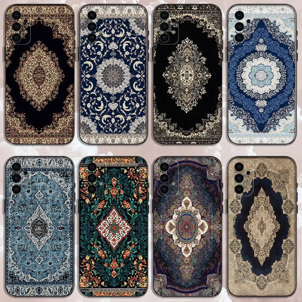 Persian Carpet Floral Pattern ART For Samsung Galaxy A73,31,32,72,41,53,52,71,22,5G,Note,J7,8,9 Soft Black Phone Case
Persian Carpet Floral Pattern ART For Samsung Galaxy A73,31,32,72,41,53,52,71,22,5G,Note,J7,8,9 Soft Black Phone Case