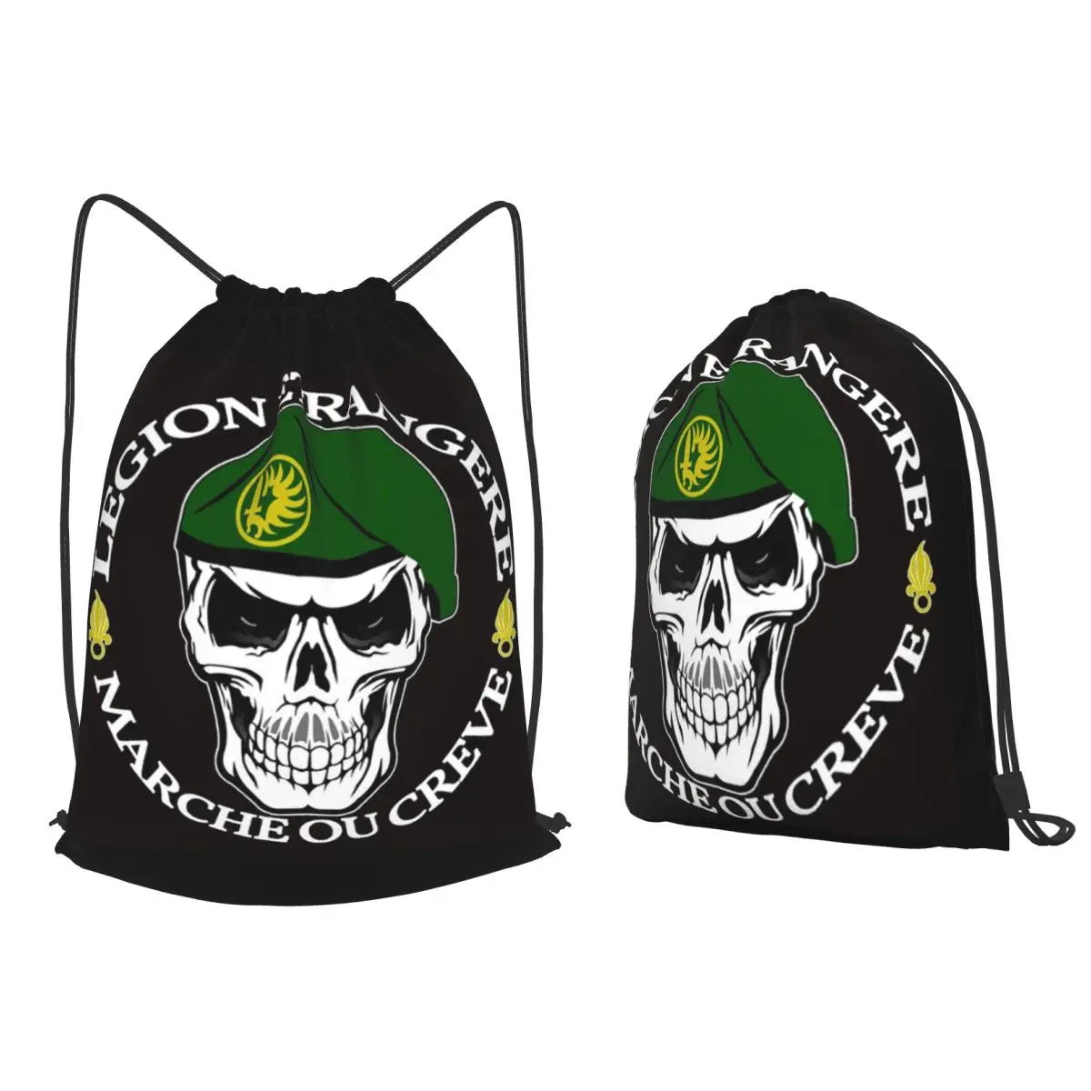 Legion Etrangere Foreign France Military Backpacks Fashion Drawstring Bundle Pocket Sports Bag Book Bags for Man Woman Students
Legion Etrangere Foreign France Military Backpacks Fashion Drawstring Bundle Pocket Sports Bag Book Bags for Man Woman Students