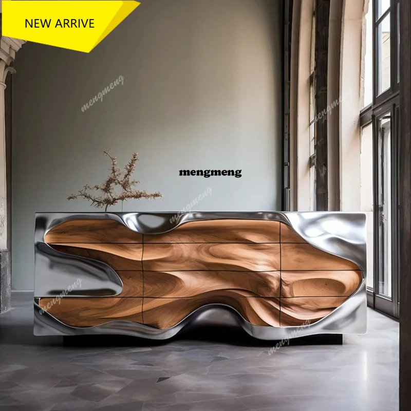 M138 Modern minimalist design light luxury artist home dining room side cabinet living room furniture
M138 Modern minimalist design light luxury artist home dining room side cabinet living room furniture