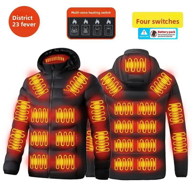 Smart Heating Cotton Jacket G 29421 USB Heated Winter Jacket Wear Resistant Outdoor Couples Long Style Thin Model Spring
Smart Heating Cotton Jacket G 29421 USB Heated Winter Jacket Wear Resistant Outdoor Couples Long Style Thin Model Spring