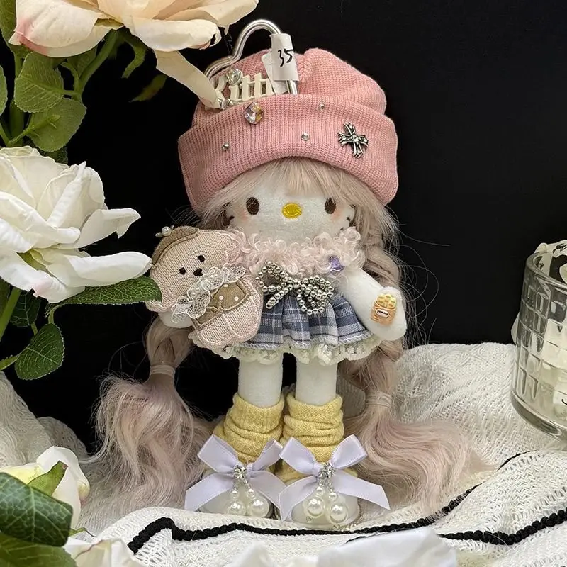Kawaii Hellokitty Cream Yellow Sweet Plaid College Style Doll Pink Hat Plaid Dress Long Leg Bag Pendant Plush Ornament Gift
Kawaii Hellokitty Cream Yellow Sweet Plaid College Style Doll Pink Hat Plaid Dress Long Leg Bag Pendant Plush Ornament Gift