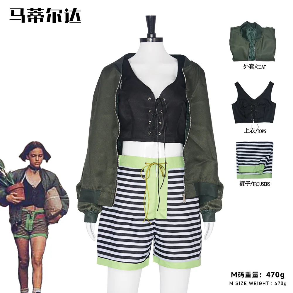 The Professional Movie Mathilda Women Green Jacket Vest Short Pants Set Party Carnival Halloween Cosplay Costume
The Professional Movie Mathilda Women Green Jacket Vest Short Pants Set Party Carnival Halloween Cosplay Costume