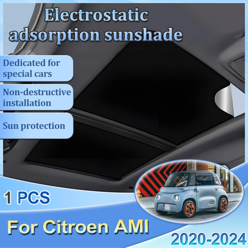 1 шт. для Citroen AMI 2020 2021 2022 2023 2024 автомобильный электростатический замшевый силиконовый солнцезащитный козырек для стекла солнцезащитный козырек для люка на крыше
1 шт. для Citroen AMI 2020 2021 2022 2023 2024 автомобильный электростатический замшевый силиконовый солнцезащитный козырек для стекла солнцезащитный козырек для люка на крыше