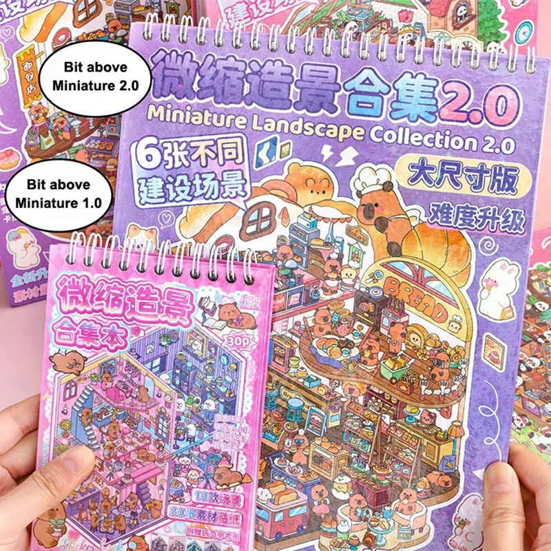 1Set Plus Size Cartoon Scenes Book Landscape Sticker DIY Toy Game Books 3D Sticker Cabin Scene Pocket Festival Birthday Gift
1Set Plus Size Cartoon Scenes Book Landscape Sticker DIY Toy Game Books 3D Sticker Cabin Scene Pocket Festival Birthday Gift