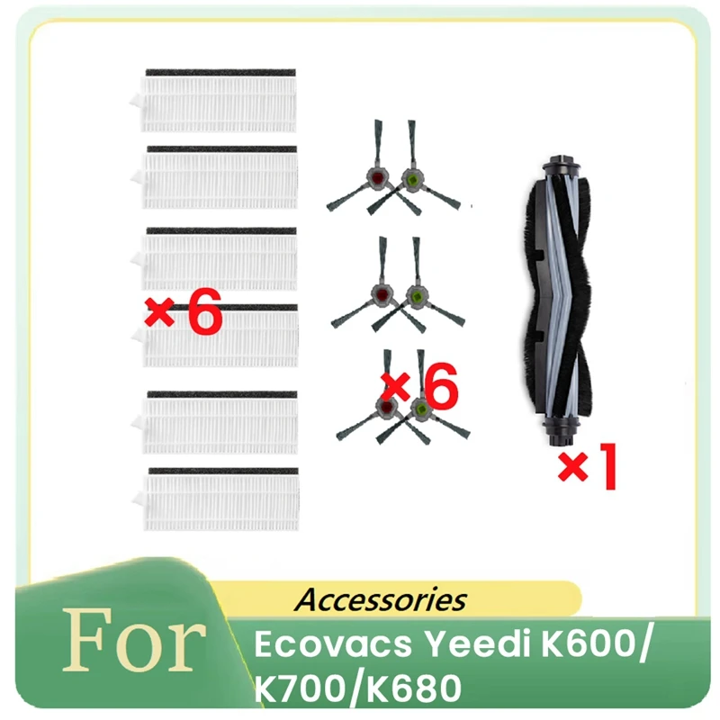 13 шт. для Ecovacs Yeedi K600/K700/K680, аксессуары для подметального робота, замена деталей чистящего средства
13 шт. для Ecovacs Yeedi K600/K700/K680, аксессуары для подметального робота, замена деталей чистящего средства