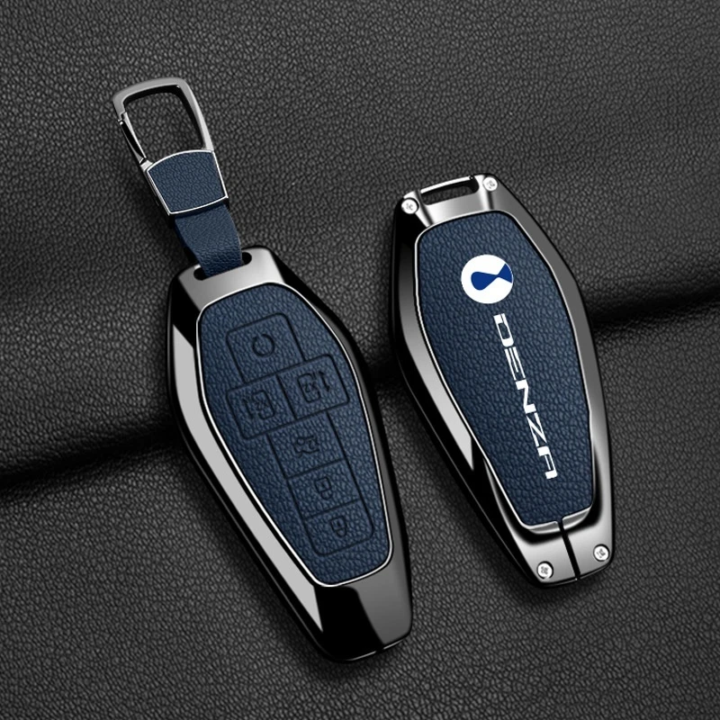 Car Key Cover Case For DENZA N7 N8 N9 Z9gt Zinc Alloy Leather Remote Control Protector Holder Shell Keychain Auto Accessories
Car Key Cover Case For DENZA N7 N8 N9 Z9gt Zinc Alloy Leather Remote Control Protector Holder Shell Keychain Auto Accessories
