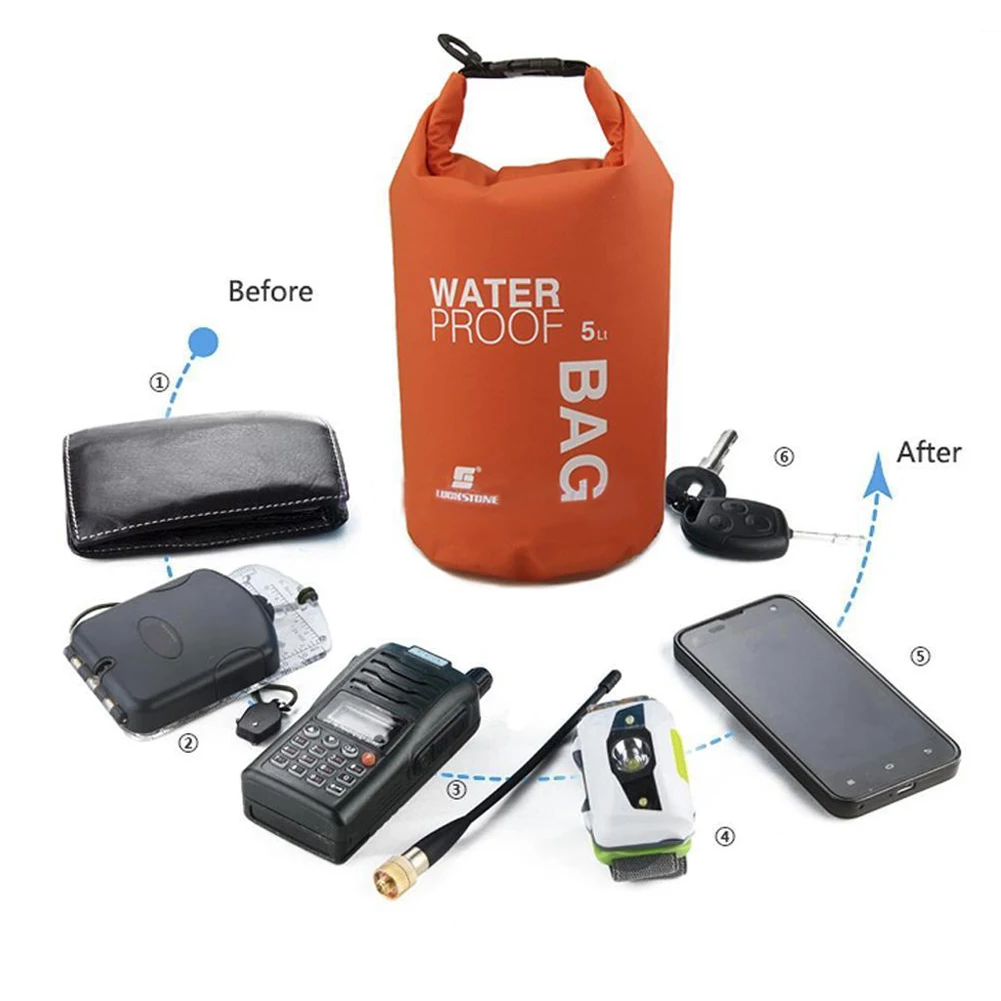 5L Waterproof Dry Bag Drifting Swimming Clothes Storage Bag Pack Ultralight Drifting PVC Mesh Bags for Outdoor Swimming Rafting
5L Waterproof Dry Bag Drifting Swimming Clothes Storage Bag Pack Ultralight Drifting PVC Mesh Bags for Outdoor Swimming Rafting