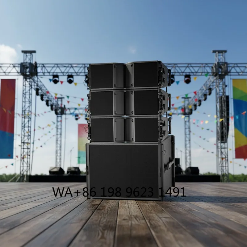 Dual 8 Neodymium Birch Active Line Array Speaker 18 Inch 600W 1000W Outdoor Stage Live Professional Audio Equipment
Dual 8 Neodymium Birch Active Line Array Speaker 18 Inch 600W 1000W Outdoor Stage Live Professional Audio Equipment