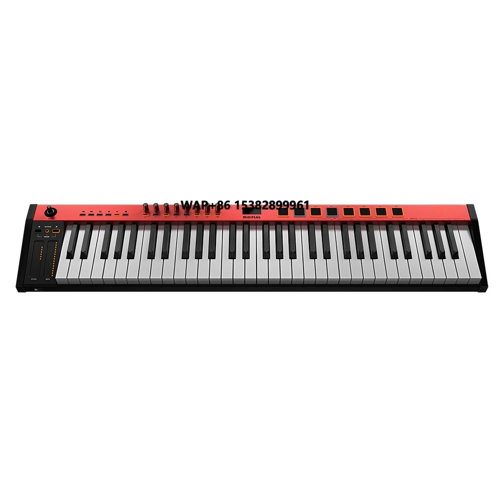 Midiplus X6 PRO II 61 Key Midi Keyboard Controller Digital Music Audio Studio Piano 61-key for Wholesale Musical Instruments
Midiplus X6 PRO II 61 Key Midi Keyboard Controller Digital Music Audio Studio Piano 61-key for Wholesale Musical Instruments