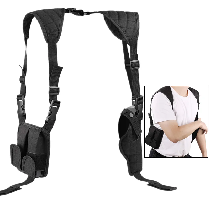 Universal Gun Holster Left Right Hand Pistol Double Holster Concealed Carry Shoulder Holster for Glock17/19
Universal Gun Holster Left Right Hand Pistol Double Holster Concealed Carry Shoulder Holster for Glock17/19