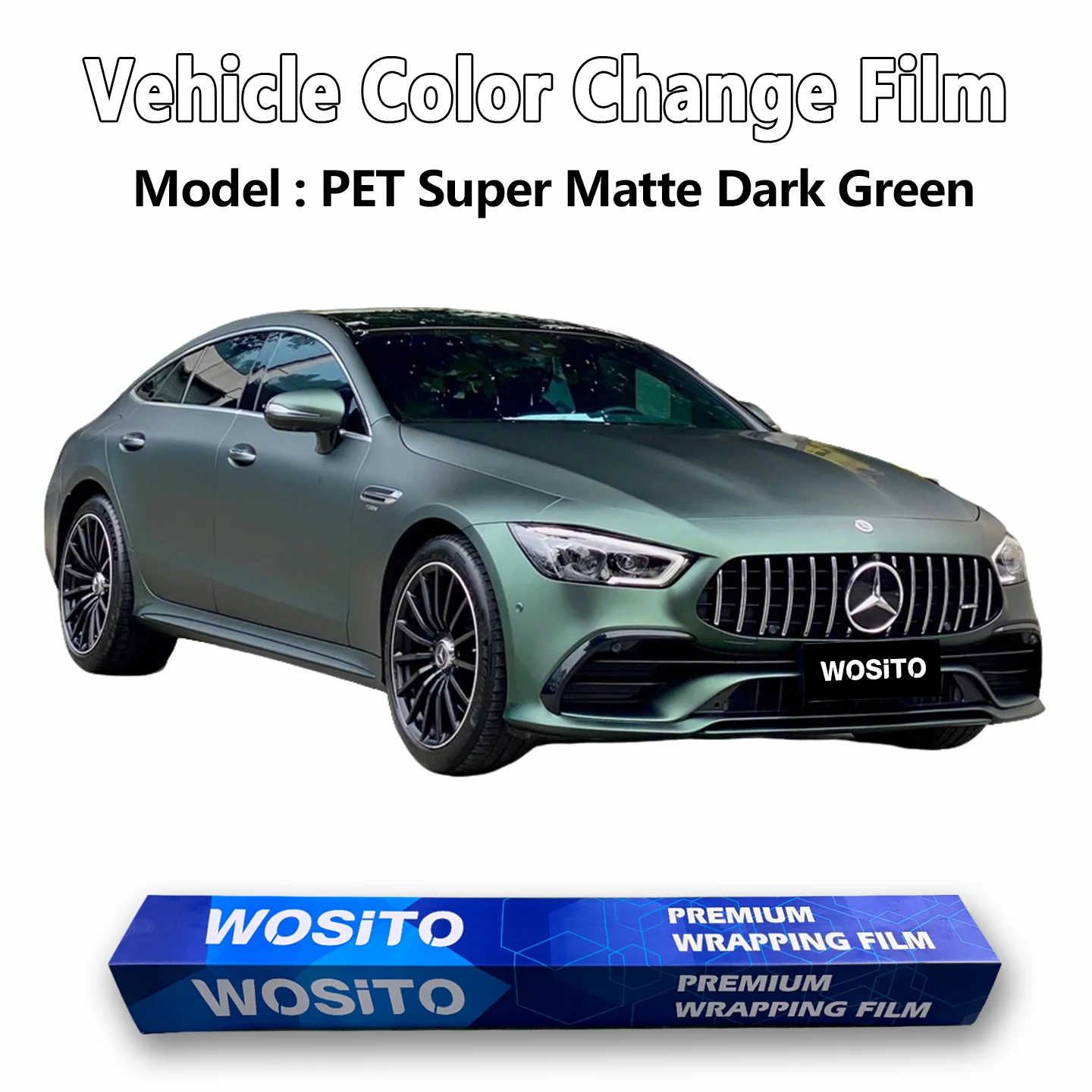 PET Satin Deep Green Car Wrap Film Matte Vinyl Roll Automotive Color Change Film Full Body Scratch Resistant Bubble Free Factory
PET Satin Deep Green Car Wrap Film Matte Vinyl Roll Automotive Color Change Film Full Body Scratch Resistant Bubble Free Factory