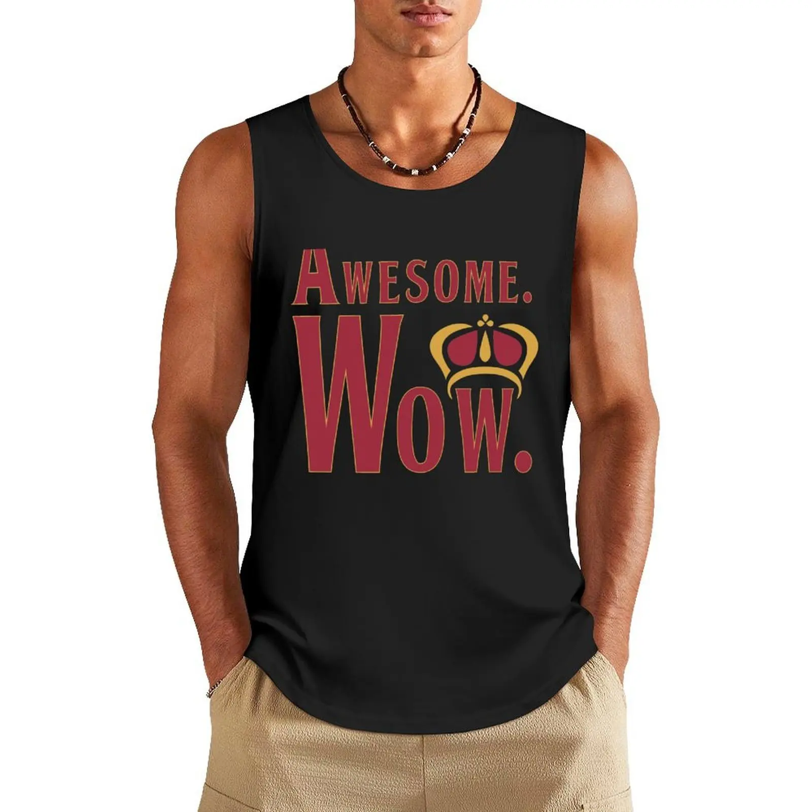 Awesome Wow Crown Tank Top Short sleeve summer clothes man 2025 mens designer clothes Gym T-shirts for men
Awesome Wow Crown Tank Top Short sleeve summer clothes man 2025 mens designer clothes Gym T-shirts for men