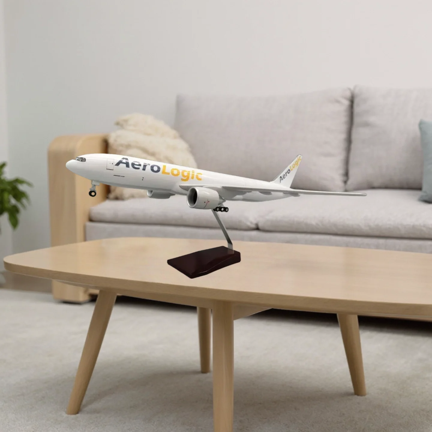 1:157, масштаб 47 см, большая модель самолета 777 B777-200 AeroLogic B777, модель самолета, игрушка, литой под давлением самолет, настольные аксессуары для Airways 
1:157, масштаб 47 см, большая модель самолета 777 B777-200 AeroLogic B777, модель самолета, игрушка, литой под давлением самолет, настольные аксессуары для Airways