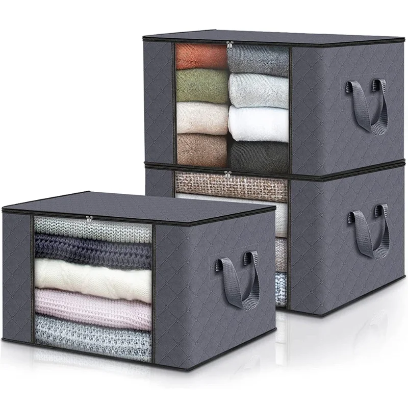 Quilt storage bag, clothing sorting bag, moving and organizing household bedding storage box, supplies
Quilt storage bag, clothing sorting bag, moving and organizing household bedding storage box, supplies