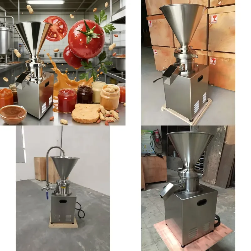 SFW Certificate Fully Auto 80-150kg/h Peanut Butter Making Machine /almond Cashew Sesame Seeds Butter Machine HJ-MJC-80
SFW Certificate Fully Auto 80-150kg/h Peanut Butter Making Machine /almond Cashew Sesame Seeds Butter Machine HJ-MJC-80