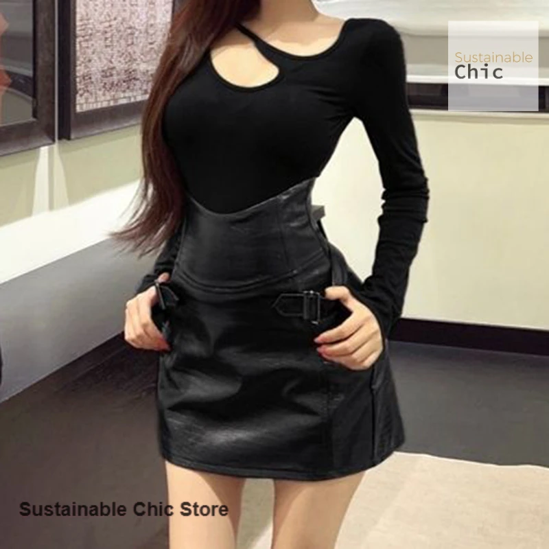 French sexy style wine red hollow long-sleeved leather skirt suit women's spring and autumn new temperament two-piece suit
French sexy style wine red hollow long-sleeved leather skirt suit women's spring and autumn new temperament two-piece suit