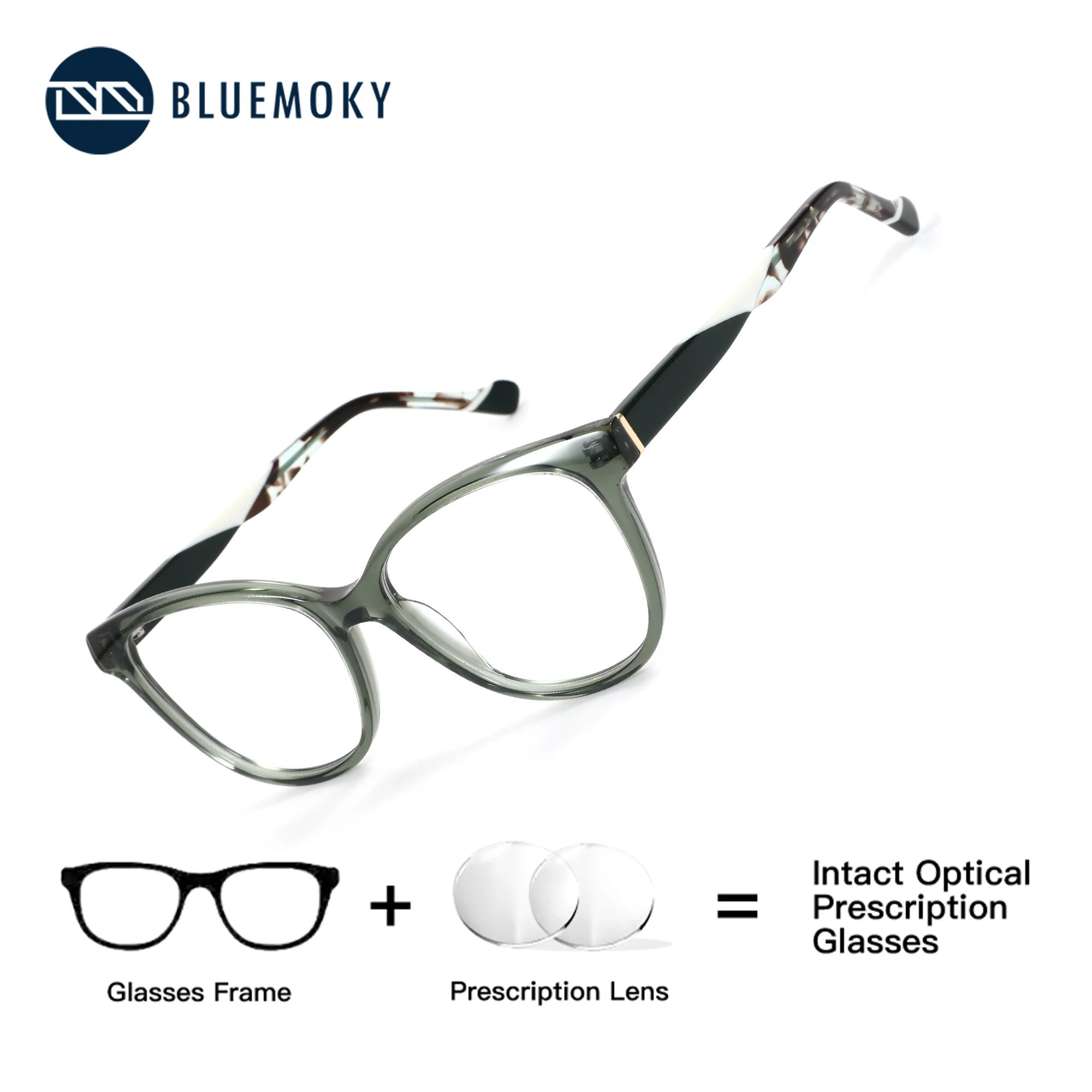 BLUEMOKY (M Size) Women's Slim Butterfly Acetate Prescription Glasses Custom Fit for Petite Faces with Blue Light Protection
BLUEMOKY (M Size) Women's Slim Butterfly Acetate Prescription Glasses Custom Fit for Petite Faces with Blue Light Protection