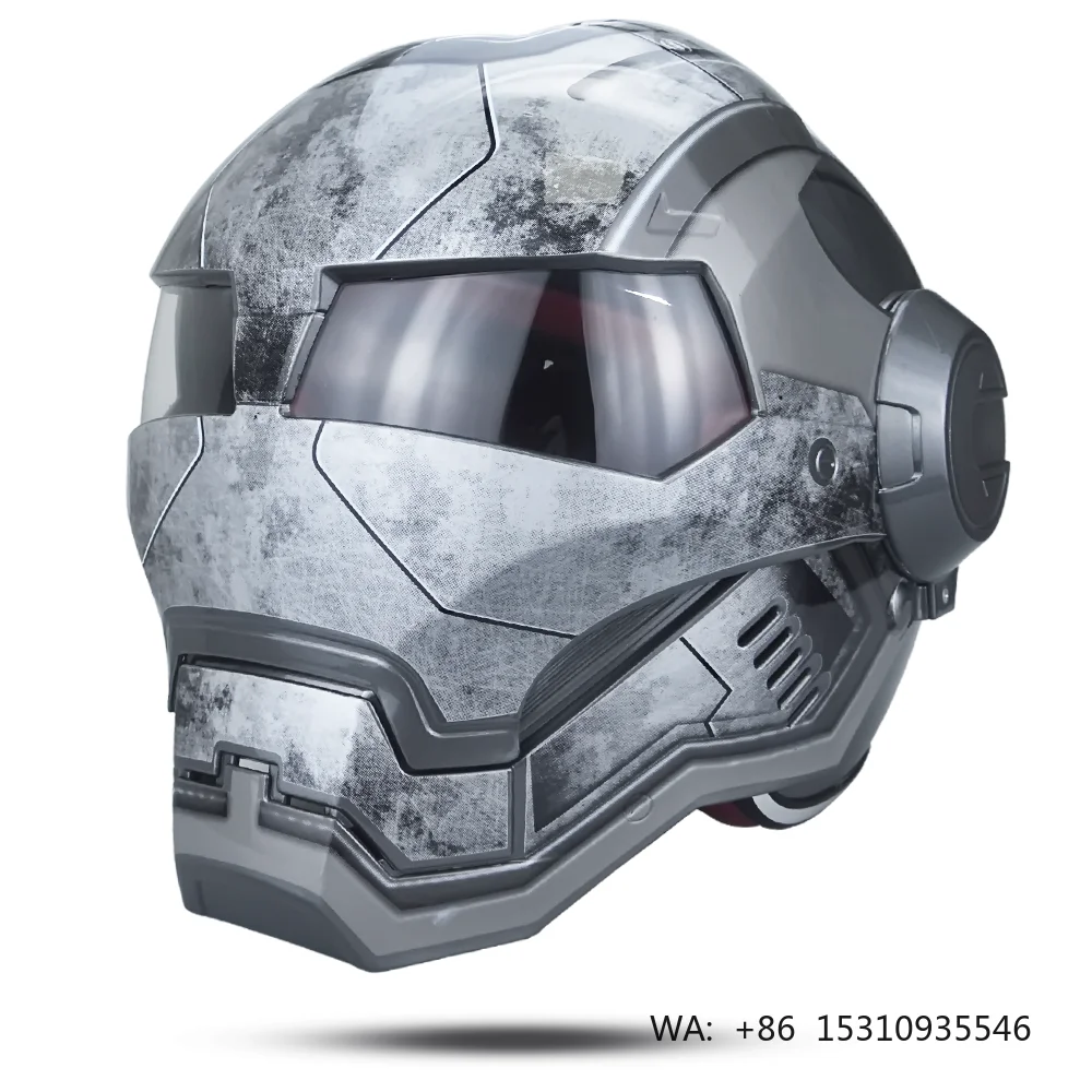 601 Iron Patriot Style Full Face Helmet Dual Inner Visor Grey Bee Pattern Personalized Motocross Entertainment Helmet
601 Iron Patriot Style Full Face Helmet Dual Inner Visor Grey Bee Pattern Personalized Motocross Entertainment Helmet