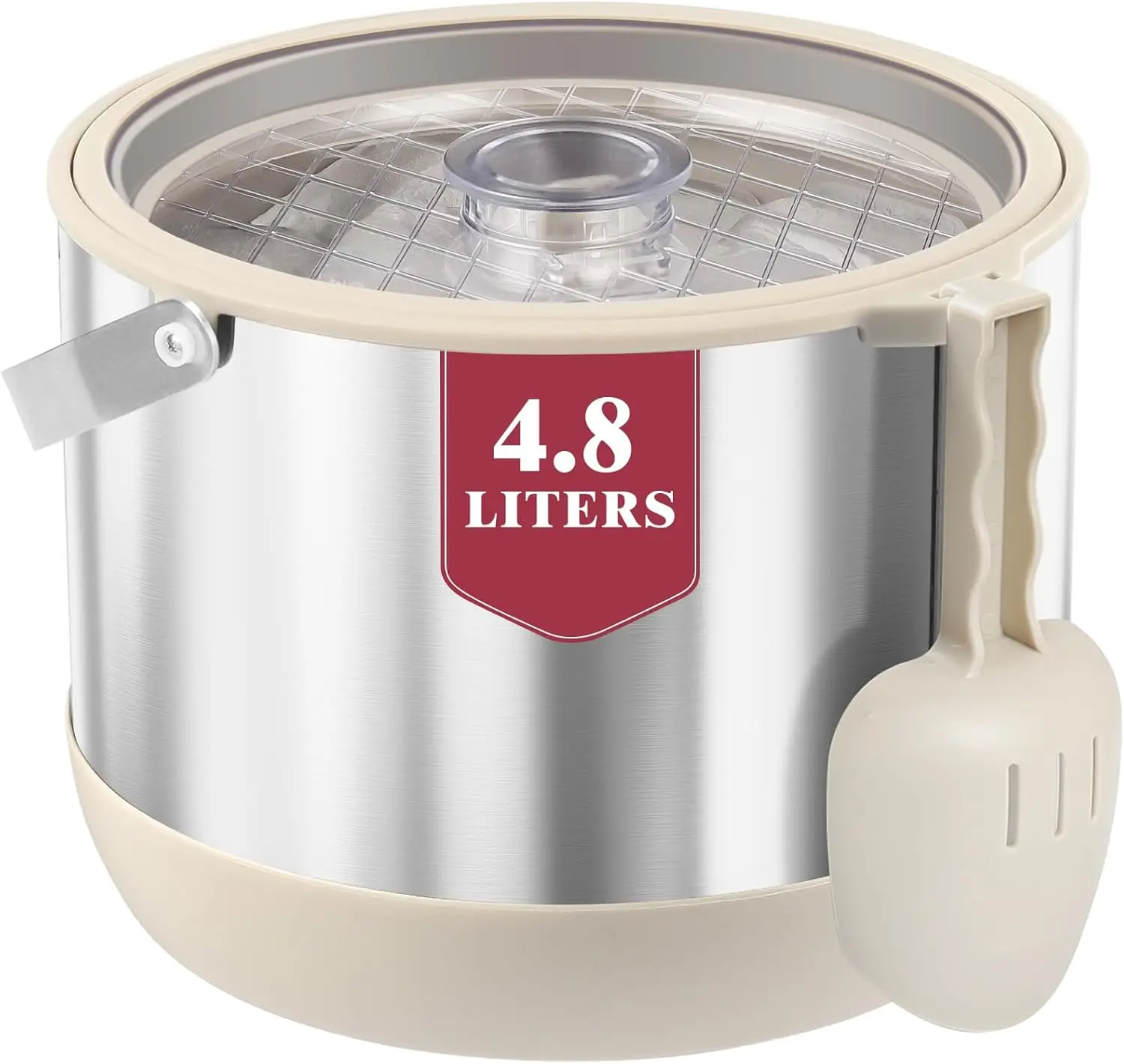5QT/4.8L Insulated Ice Bucket for Parties, Large Capacity Double-Wall Beverage Bucket with Scoop & Lid for Champagne, W
5QT/4.8L Insulated Ice Bucket for Parties, Large Capacity Double-Wall Beverage Bucket with Scoop & Lid for Champagne, W