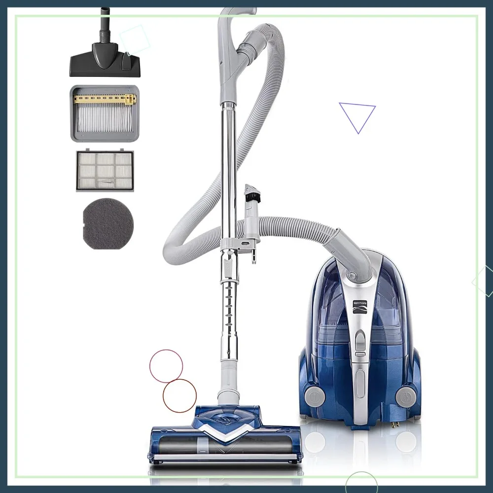 Легкий пылесос с HEPA-фильтром для уборки шерсти животных, с различными режимами, выдвижным шнуром и щеткой для животных - синий
Легкий пылесос с HEPA-фильтром для уборки шерсти животных, с различными режимами, выдвижным шнуром и щеткой для животных - синий