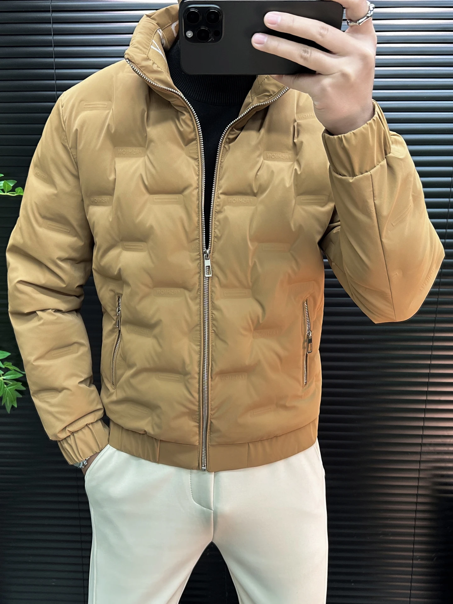 Faionable Winter Jaet Men's Slim Fit ort Lightweight Stand Collar Cotton Coat Warm Sli ort Cotton Coat for Men
Faionable Winter Jaet Men's Slim Fit ort Lightweight Stand Collar Cotton Coat Warm Sli ort Cotton Coat for Men